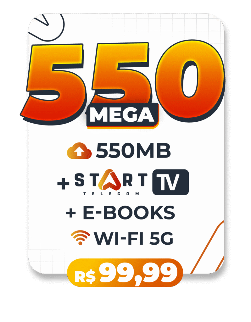 Plano 550 megas